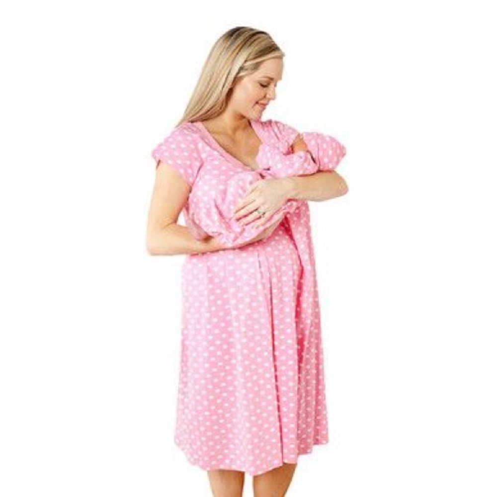 Baby Be Mine Maternity Hospital Nursing Gown